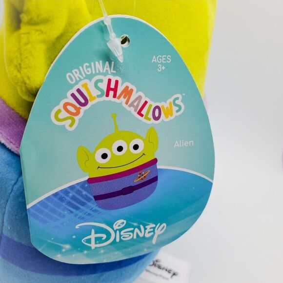 Squishmallow Alien Toy Story Disney Pixar 7.5" Kellytoy Soft Plush - Picture 2 of 3